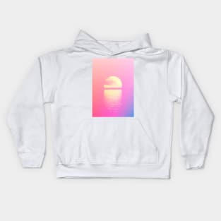 Minimal Sunset Kids Hoodie